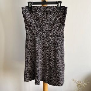 Superdry strapless poker-dot mini dress XS navy/baby pink